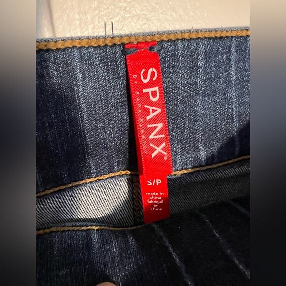 Spanx high rise skinny legging jean distressed comfortable pull on - Picture 5 of 6